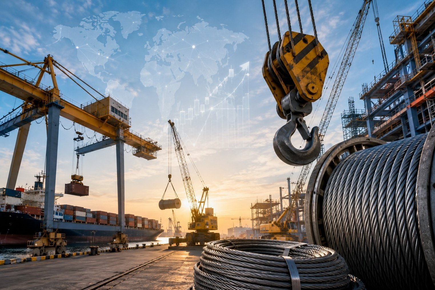 Cranes and Industrial Ropes Market Growth: Segments, Trends, and Opportunities