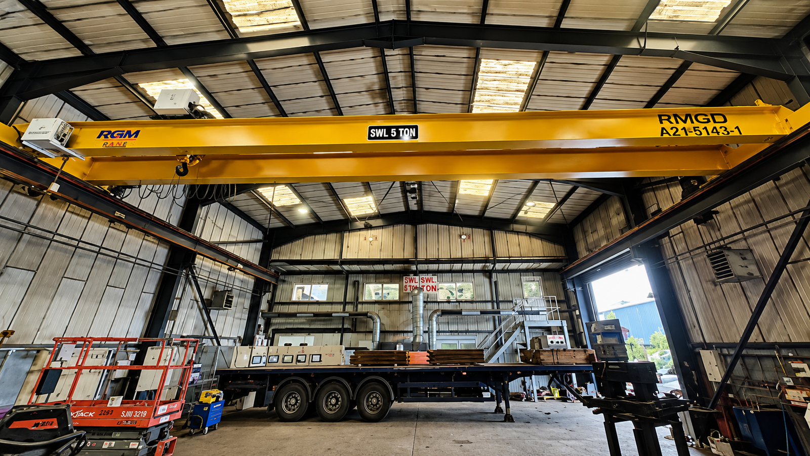 10-Tonne Overhead Crane Installation completed by JFEE for Industrial Project