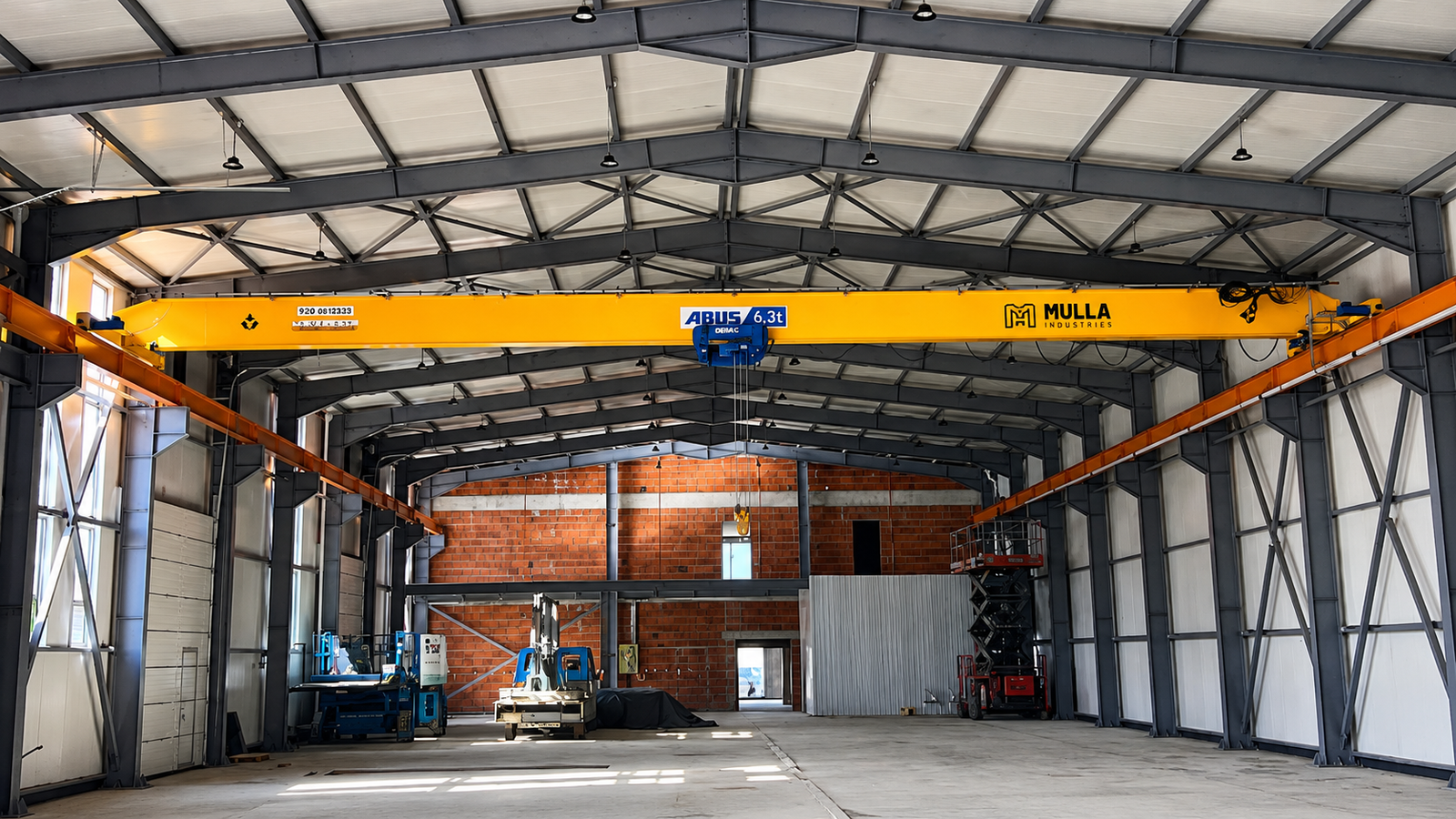 MM Topuzi Installs New Overhead Crane at Industrial Site