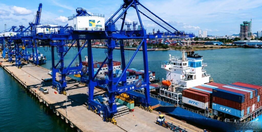 quay cranes