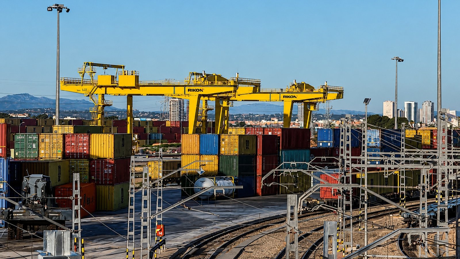 RIKON Deploys Remote-Controlled RMG Cranes at Intermodal Terminal
