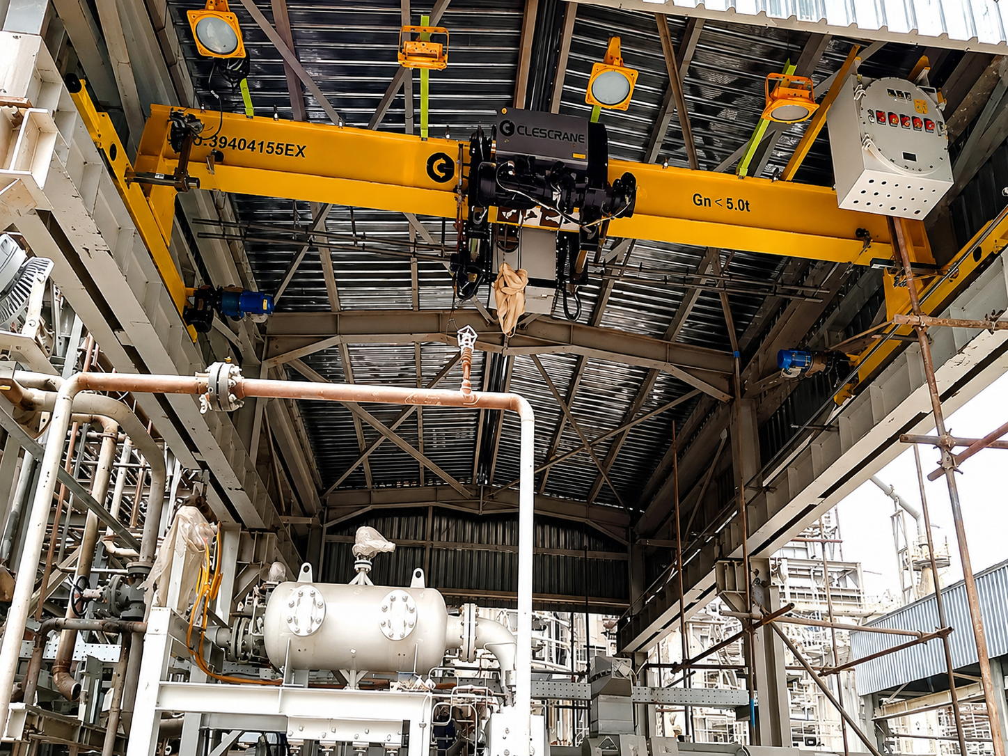 Clescrane Delivers 5T Overhead Crane for Industrial Facility