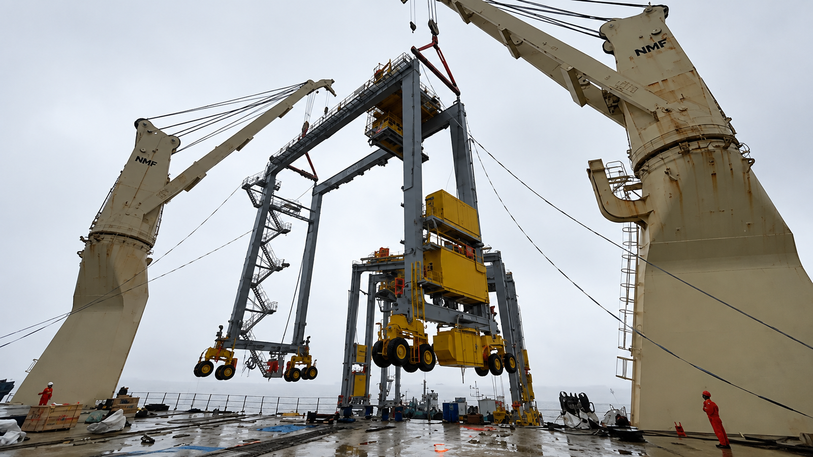 17 RTG Cranes Shipped to Boost Walvis Bay Port Capacity