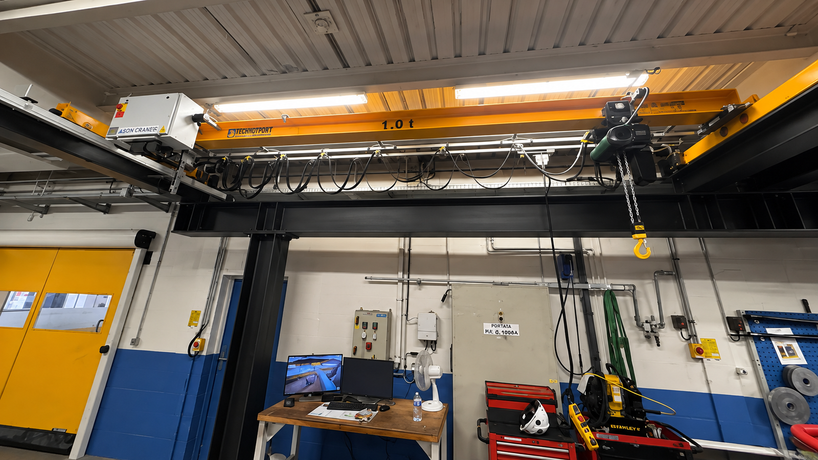 BADT Levage Installs Two 1-Tonne Cranes for Industrial Site