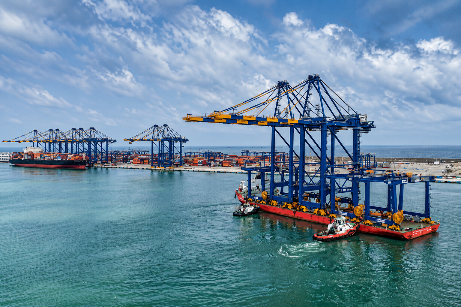 Adani’s Colombo Terminal Gets South Asia’s Largest STS Cranes