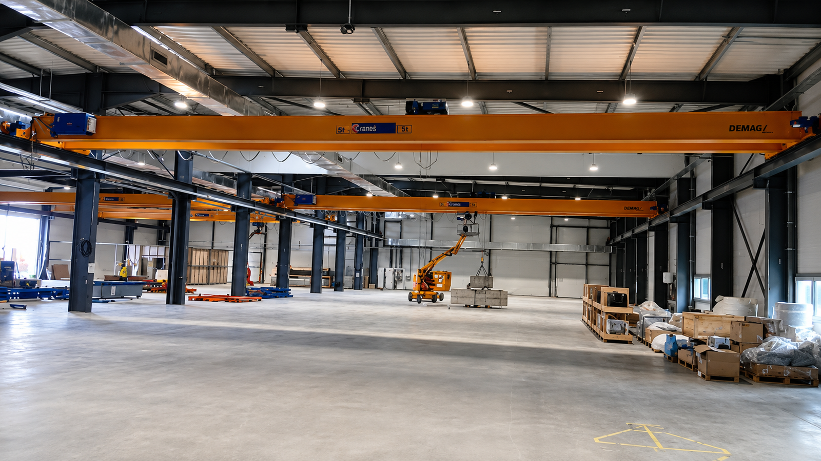 Cible Ponts Roulants Commissions Four OMIS Overhead Cranes