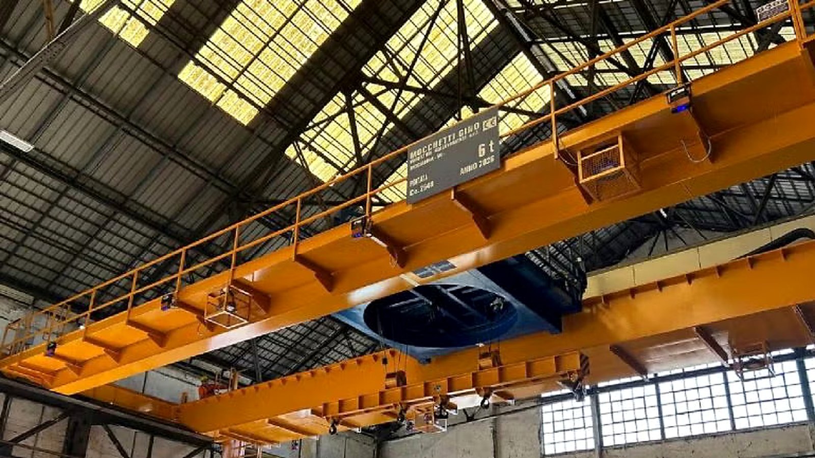 Mocchetti Gino Delivers 6T Double-Beam Overhead Crane